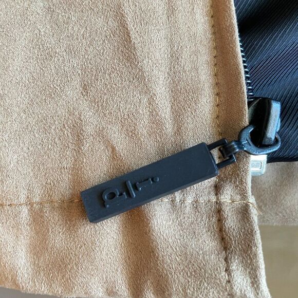 Vintage Oversized Faux Suede Jacket Tan – S - Picture 10 of 13